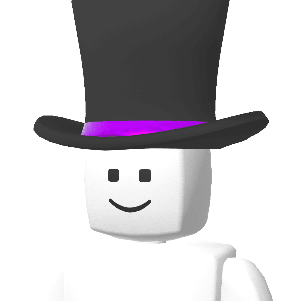 Purple Banded Top Hat